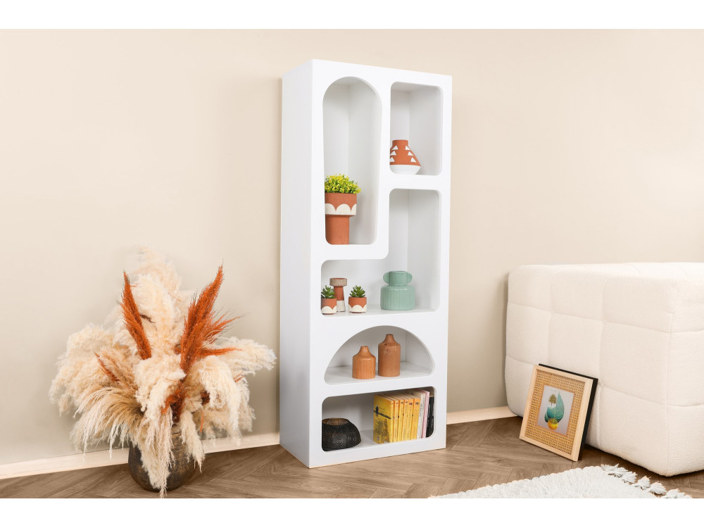 Librería de madera "Venüs" 60 x 32 x 150 cm - Blanco