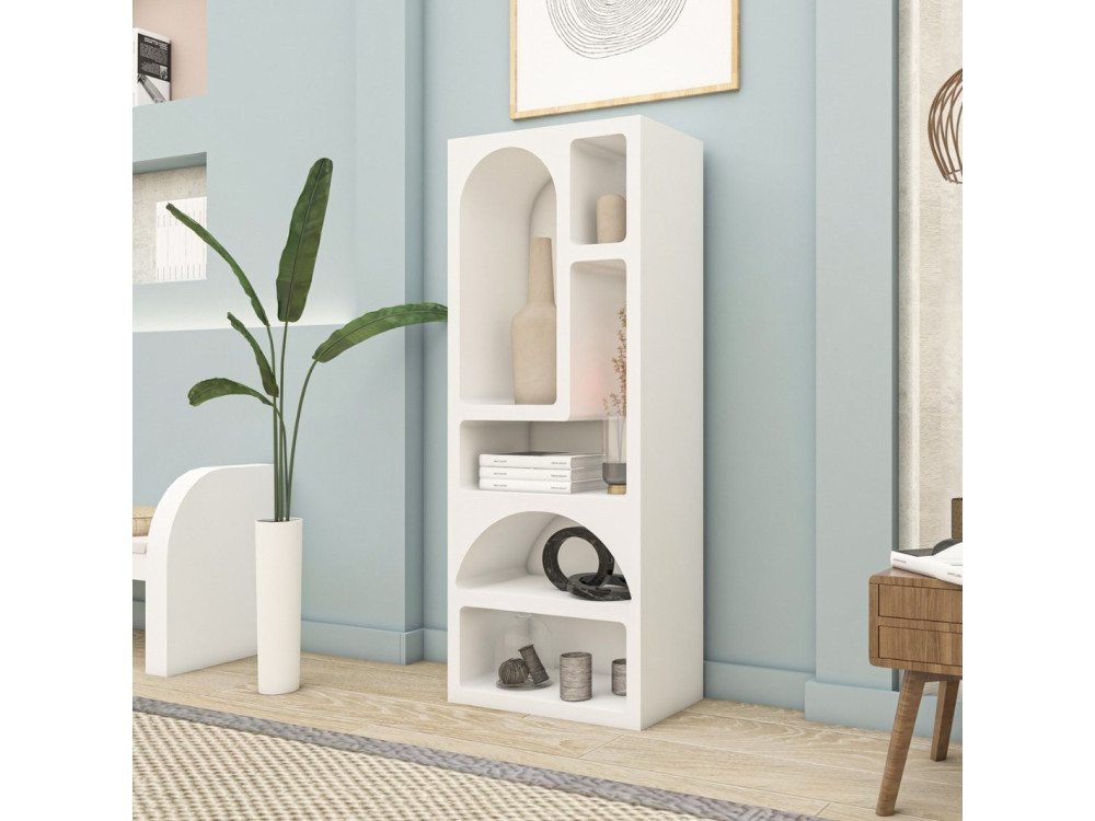 Librería de madera "Venüs" 60 x 32 x 150 cm - Blanco