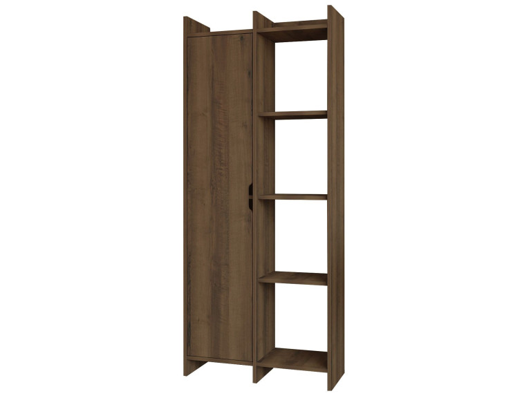 Librería de madera "Oferta" 70 x 30 x 180 cm - Nogal antiguo