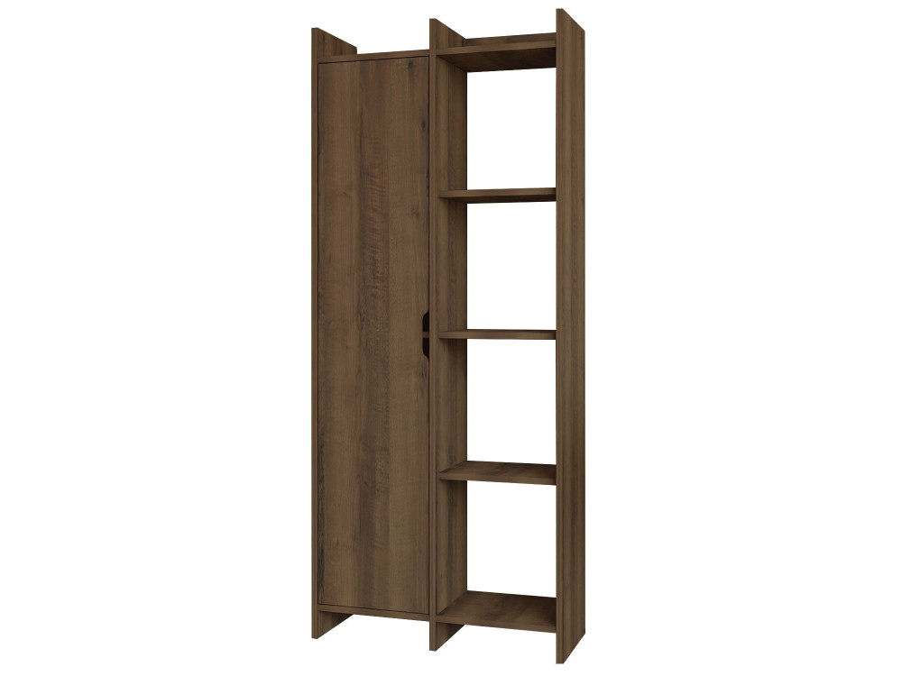 Librería de madera "Oferta" 70 x 30 x 180 cm - Nogal antiguo