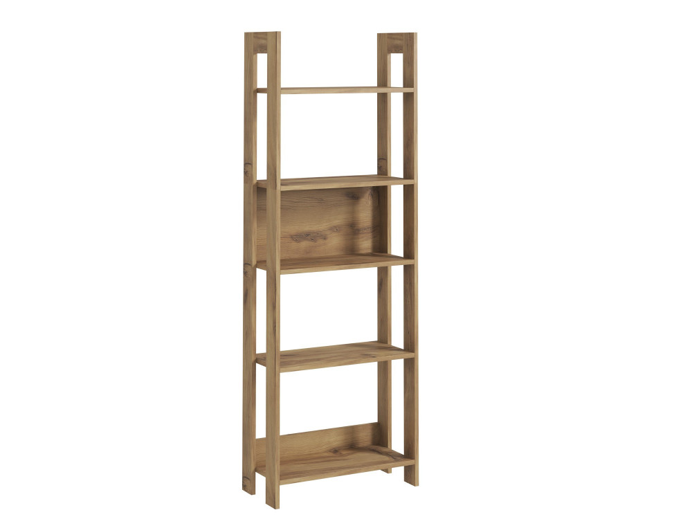 Librería de madera "Country" - 64 x 30 x 180 cm - Marrón