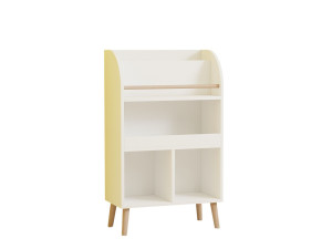 Librería de madera "Minola" - 60 x 30 x 102 cm - Blanco