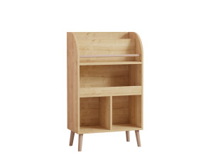 Librería de madera "Minola" - 60 x 30 x 102 cm - Beige