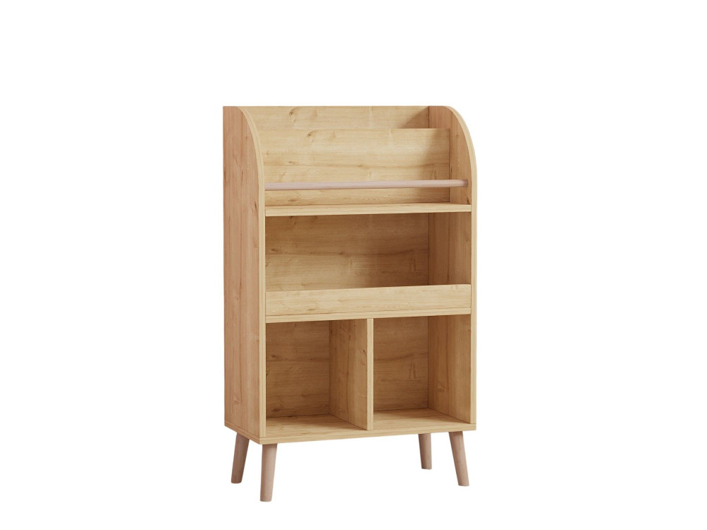 Librería de madera "Minola" - 60 x 30 x 102 cm - Beige
