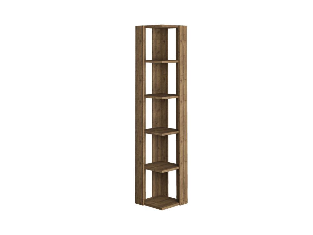 Librería de madera "Nati" - 32 x 32 x 161 cm - Marrón