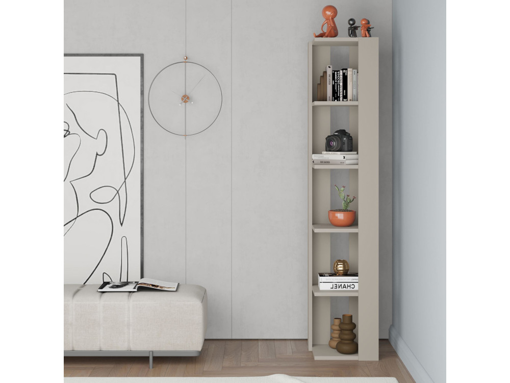 Librería de madera "Nati" - 32 x 32 x 161 cm - Arenisca