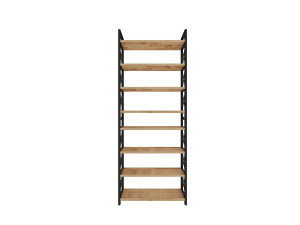 Librería de madera "Plástico" - 46 x 18 x 128 cm - Negro