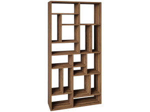 Librería de madera "Nicola" - 90 x 30 x 180 cm - Marrón