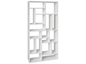 Librería de madera "Nicola" - 90 x 30 x 180 cm - Blanco