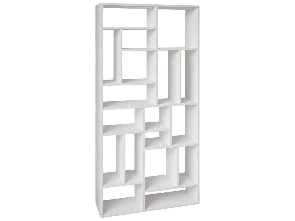 Librería de madera "Nicola" - 90 x 30 x 180 cm - Blanco