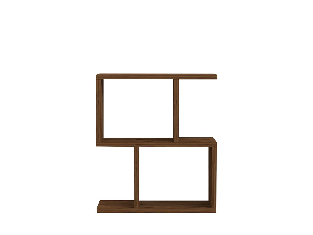 Mesa auxiliar de madera "Zet" - 45 x 17 x 51 cm - Nogal