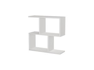 Mesa auxiliar de madera "Mania" - 60 x 20 x 60 cm - Blanco