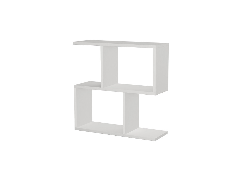 Mesa auxiliar de madera "Mania" - 60 x 20 x 60 cm - Blanco