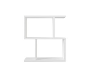 Mesa auxiliar de madera "Karinus" - 50 x 17 x 55 cm - Blanco