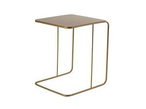 Mesa auxiliar de metal "Poeta" 47 x 46 x 57 cm - Oro