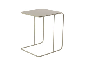 Mesa auxiliar de metal "Poeta" 47 x 46 x 57 cm - Topo