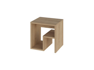 Mesa auxiliar de madera "Bon" 40 x 35 x 40 cm - Roble zafiro
