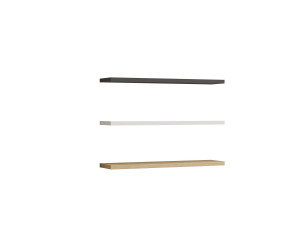 Estante de pared de madera "Boss" - 60 x 1 x 14 cm - Zafiro, Antracita, Blanco