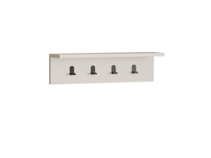 Estantería de pared de madera "Ayla" - 60 x 16 x 14 cm - Blanco