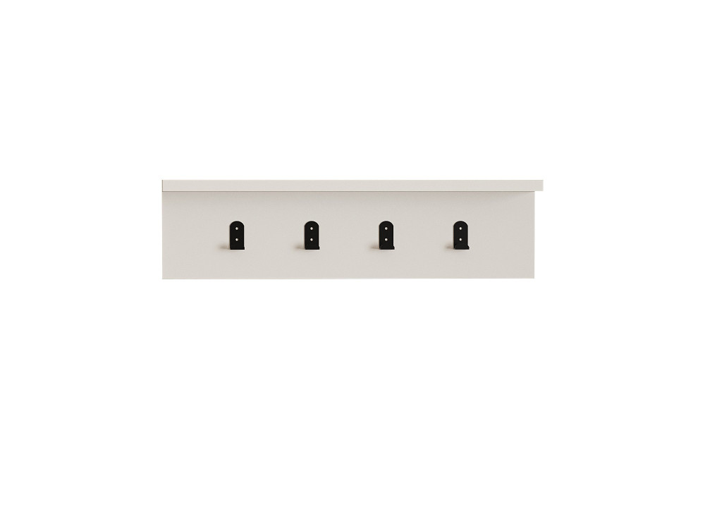 Estantería de pared de madera "Ayla" - 60 x 16 x 14 cm - Blanco