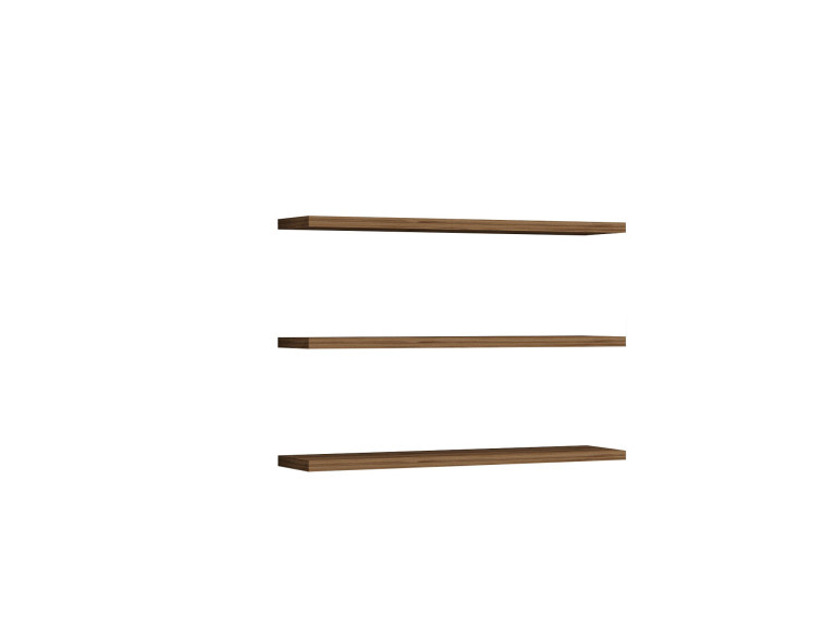 Estante de pared de madera "Boss" - 60 x 1 x 14 cm - Nogal