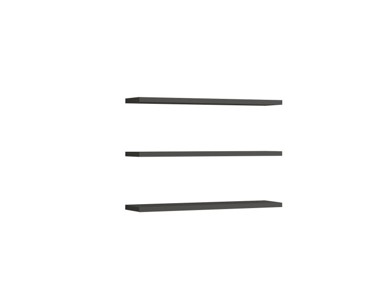 Estante de pared de madera "Boss" - 60 x 1 x 14 cm - Antracita
