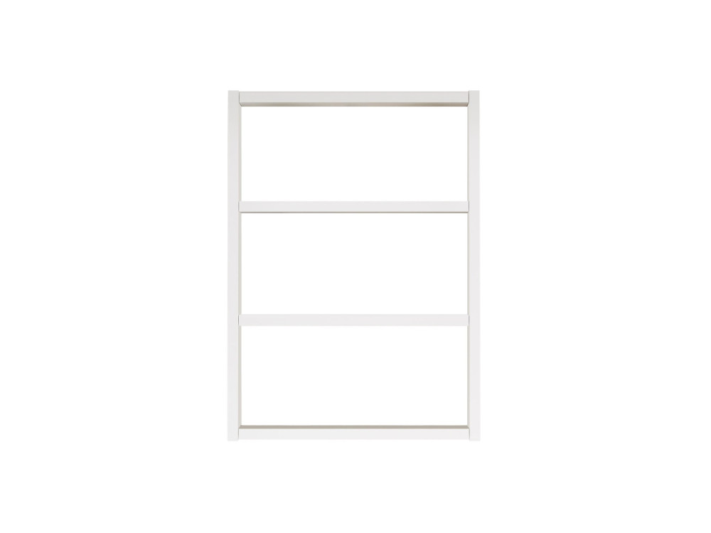 Estantería de pared de madera "PR1" - 43 x 9 x 60 cm - Blanco