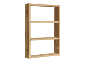 Estantería de pared de madera "PR1" - 43 x 9 x 60 cm - pino atlántico