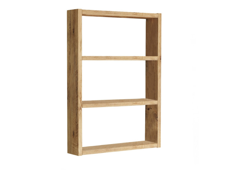 Estantería de pared de madera "PR1" - 43 x 9 x 60 cm - pino atlántico