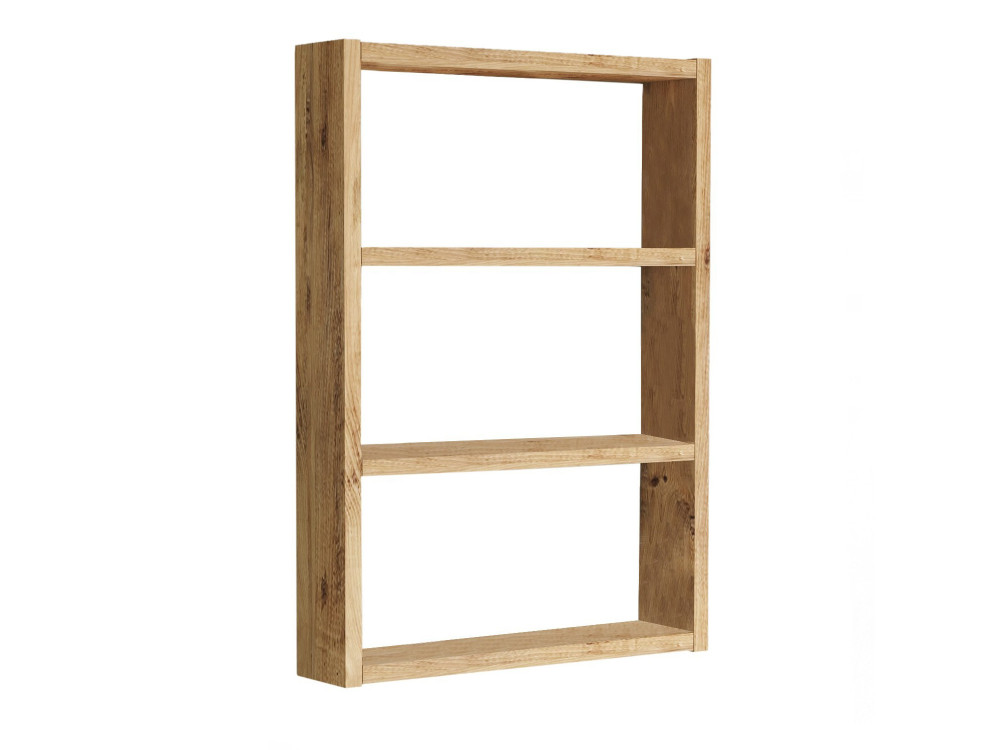 Estantería de pared de madera "PR1" - 43 x 9 x 60 cm - pino atlántico