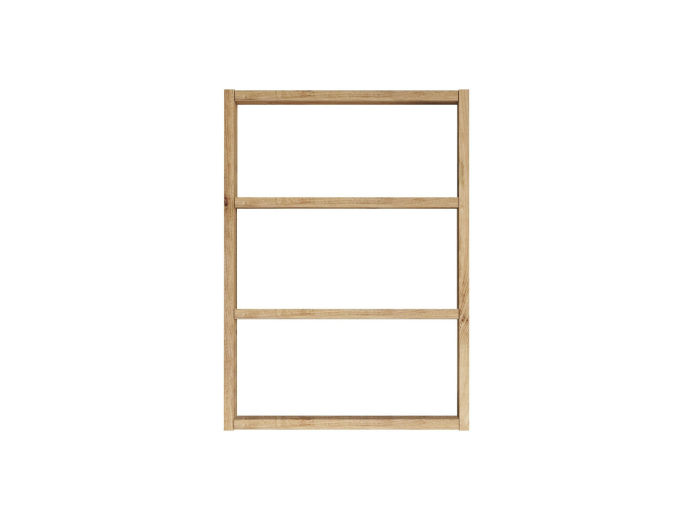 Estantería de pared de madera "PR1" - 43 x 9 x 60 cm - pino atlántico