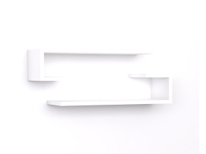 Estantería de pared de madera "Eldo" - 60 x 19 x 15 cm - Blanco