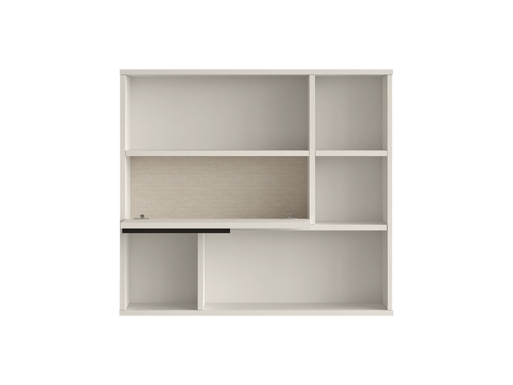 Estante de pared de madera "Calvin" - 90 x 22 x 81 cm - Blanco
