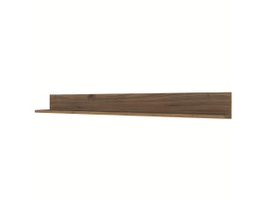 Estantería de pared de madera "Eno" - 135 x 13 x 15 cm - Marrón