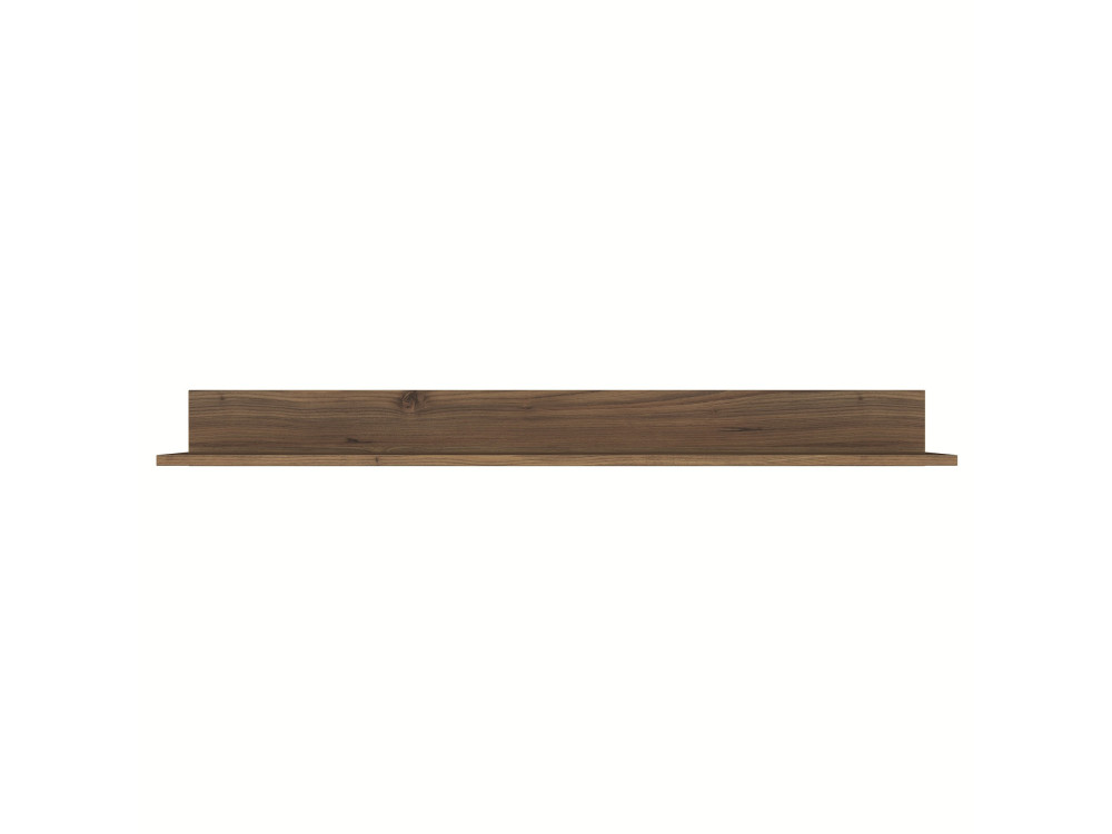 Estantería de pared de madera "Eno" - 135 x 13 x 15 cm - Marrón