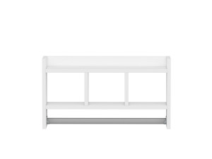 Estantería de pared de madera "Asya" - 63 x 14 x 35 cm - Blanco