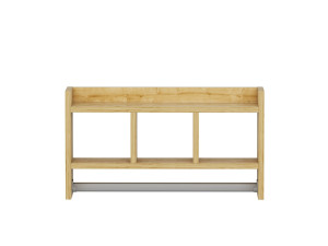Estantería de pared de madera "Asya" - 63 x 14 x 35 cm - Beige