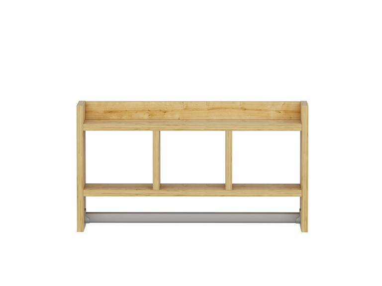 Estantería de pared de madera "Asya" - 63 x 14 x 35 cm - Beige