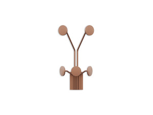 Gancho de pared de metal "Jirafa" - 24 x 16 x 40 cm - Cobre