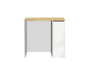 Armario de madera para lavadora "SA1" - 93 x 60 x 88 cm - Blanco