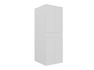 Mueble para lavadora «Neve 70» - 70 x 73 x 193 cm - Blanco mate