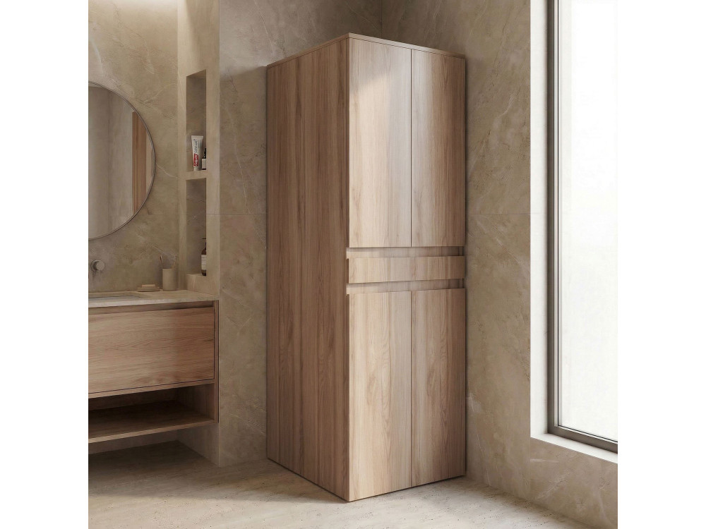 Mueble para lavadora «Neve 70» - 70 x 73 x 193 cm - Roble