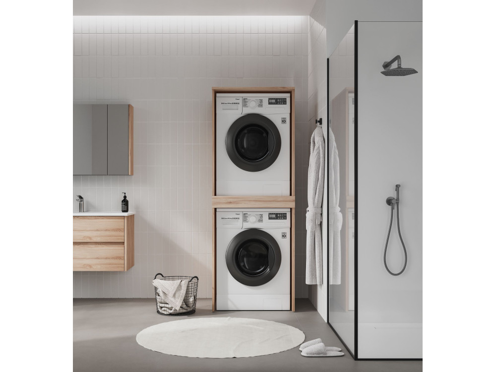 Mueble para lavadora «Linfa 70» - 70 x 73 x 193 cm - Roble