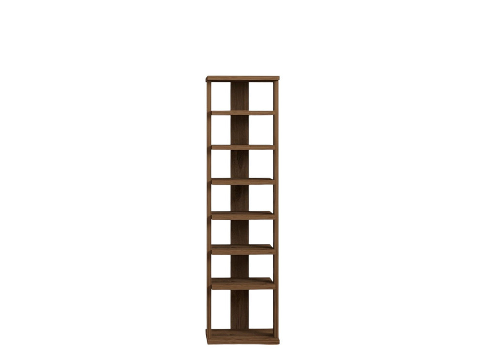 Mueble zapatero de madera "Ayka" - 30 x 30 x 110 cm - Marrón