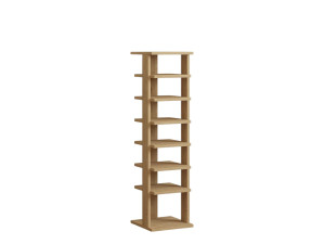 Mueble zapatero de madera "Ayka" - 30 x 30 x 110 cm - Beige
