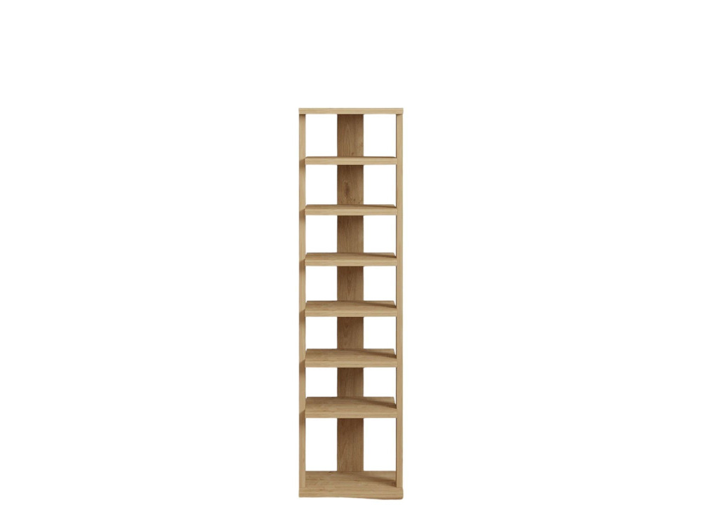 Mueble zapatero de madera "Ayka" - 30 x 30 x 110 cm - Beige