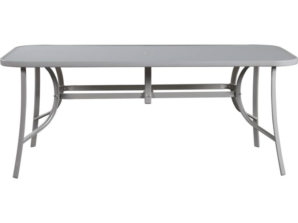 Conjunto De Jardín Mesa + 8 sillas de Textileno "Córdoba" - Topo