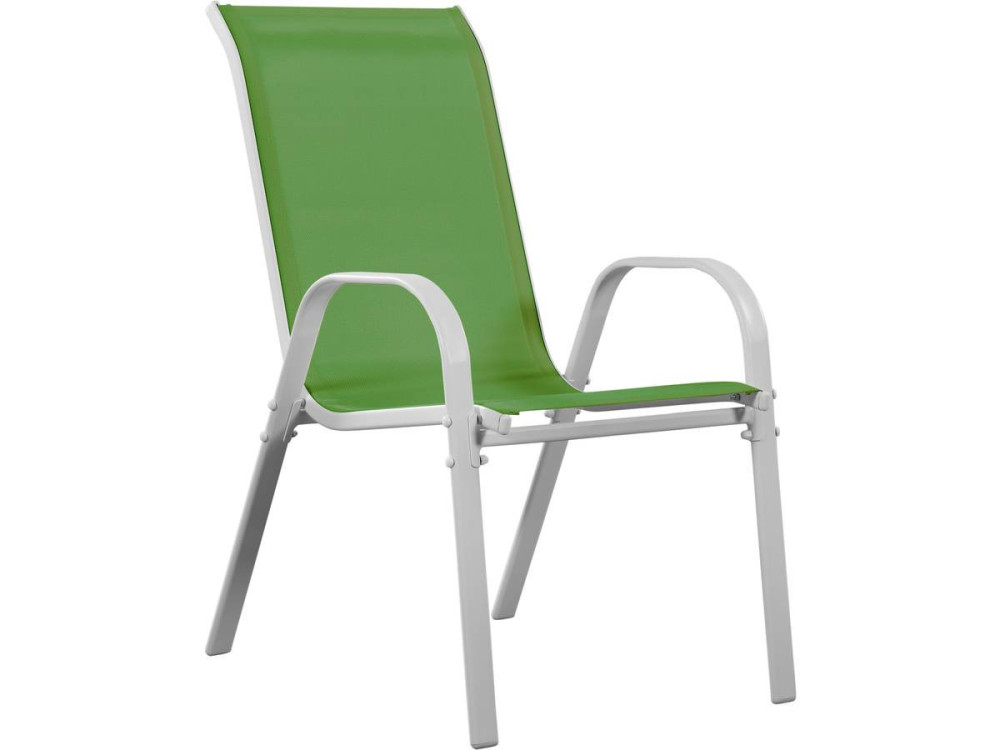Conjunto De Jardín Mesa + 6 sillas de Textileno "Córdoba" - Verde