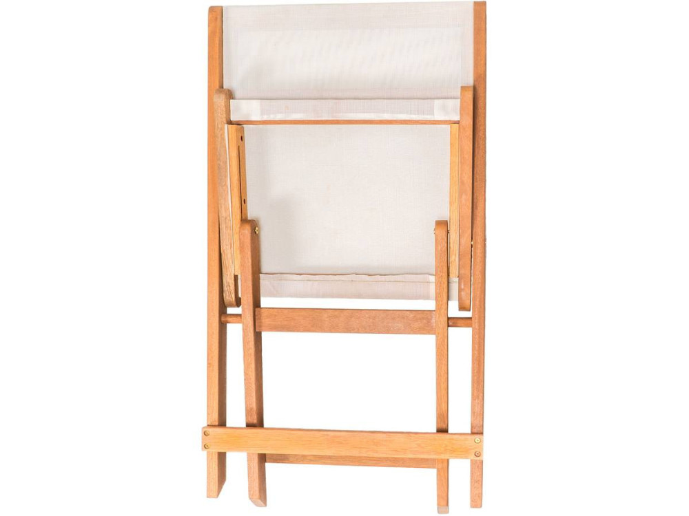 Comedor de jardín "Séoul" - 1 mesa + 8 sillas - Maple - Beige