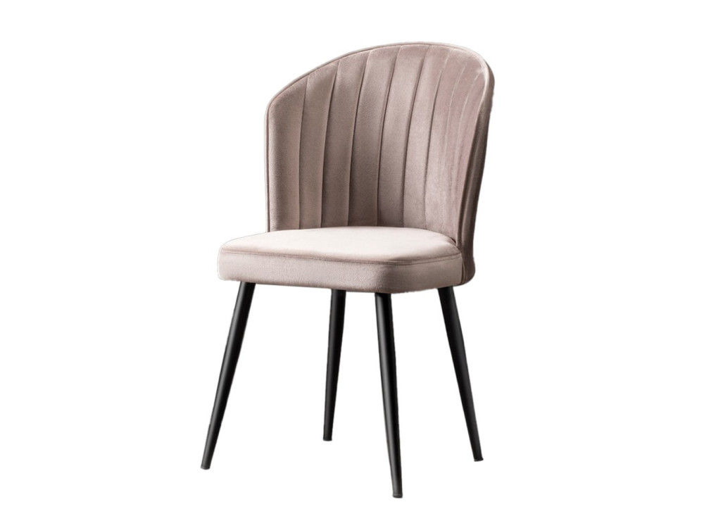 Juego de sillas de madera "Rubi" (2 piezas) - 52 x 42 x 85 cm - Cappuccino